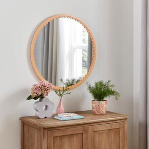 Remi Scalloped Round Wall Mirror