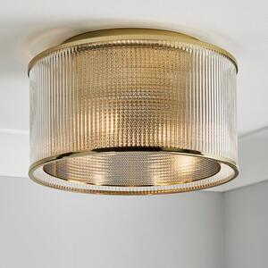 Kruze Glass Flush Ceiling Light