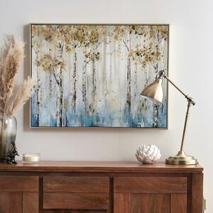 Misty Woods Foiled Boxed Canvas Gold
