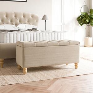 Arriana Woven End of Bed Storage Ottoman