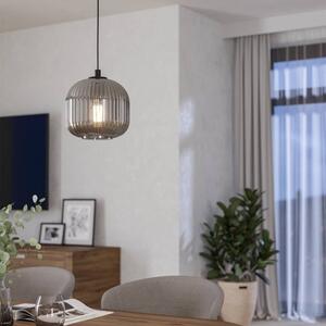 EGLO Mantunalle Smoked Glass Pendant Light