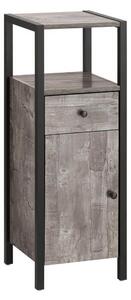 Colton Single Bathroom Cabinet, Concrete Effect