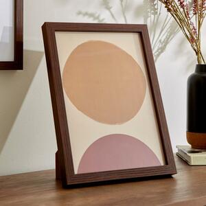 Essentials Walnut Effect Box Photo Frame