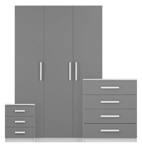 Sudbury 3 Piece Triple Wardrobe Bedroom Furniture Set