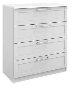 Sudbury Framed 4 Drawer Chest, White