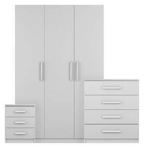 Sudbury 3 Piece Triple Wardrobe Bedroom Furniture Set