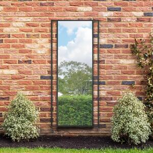 Senestra Modern Rectangle Indoor Outdoor Full Length Wall Mirror