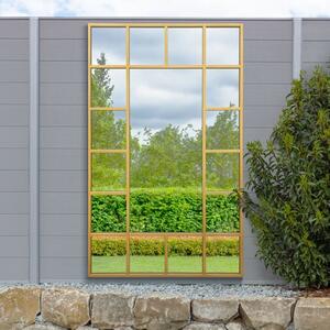 Wenestra Modern Rectangle Indoor Outdoor Wall Mirror