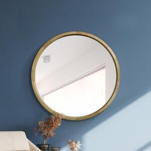 Naturalis Solid Oak Round Wall Mirror