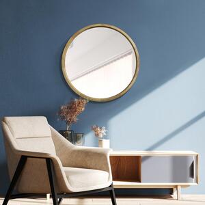 Naturalis Solid Oak Round Wall Mirror