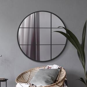 Circulus Window Round Wall Mirror