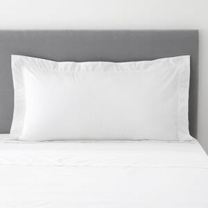 Dorma Crisp & Fresh 400 Thread Count Egyptian Cotton Percale Kingsize Oxford Pillowcase