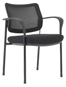 Arda Mesh Back Conference Chair (Black Frame), Black
