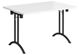 Pollock Rectangular Folding Table, 120wx80dx73h (cm), White