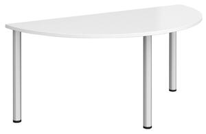 Bowers Semi Circular Meeting Table, White
