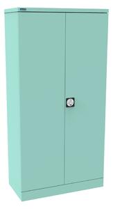 Silverline Kontrax Cupboards 183cm High, 3 Shelf - 92wx46dx183h (cm), Peppermint Green