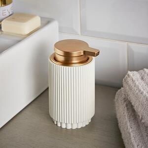 Modern Luxe Ribbed Resin Soap Dispenser