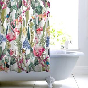 Tropical Garden Shower Curtain