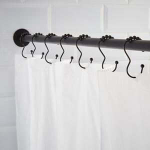 Pack of 12 3-Shaped Shower Curtain Rings