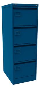 Silverline Executive 4 Drawer Filing Cabinets, Blue