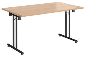 Ziegler Rectangular Folding Table, 140wx80dx73h (cm), Beech