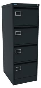 Silverline Executive 4 Drawer Filing Cabinets, Anthracite