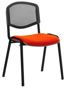 ISO Black Frame Mesh Back Conference Chair (Tabasco Red), Tabasco Red