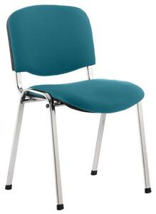 ISO Chrome Frame Conference Chair (Maringa Teal), Maringa Teal