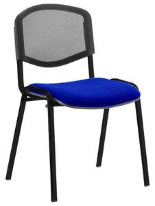 ISO Black Frame Mesh Back Conference Chair (Stevia Blue), Stevia Blue
