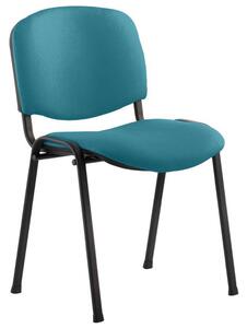 ISO Black Frame Conference Chair (Maringa Teal), Maringa Teal