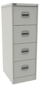 Silverline Kontrax 4 Drawer Filing Cabinet, Traffic White