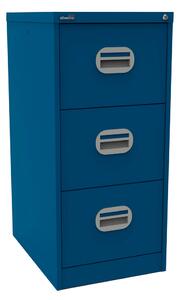 Silverline Kontrax 3 Drawer Filing Cabinet, Blue