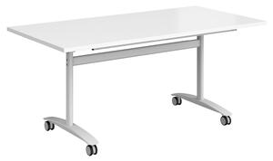Holbrook Rectangular Flip Top Table, 160wx80dx73h (cm), White
