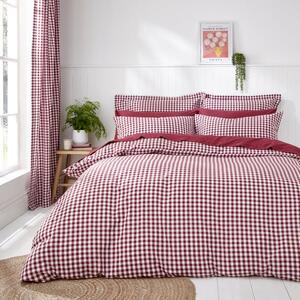 Portloe Woven Gingham Duvet Cover & Pillowcase Set