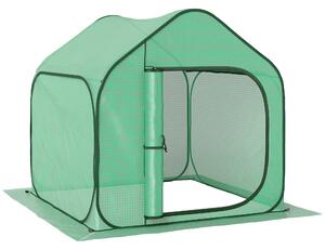 Outsunny 150 x 148cm Pop-Up Greenhouse - Green