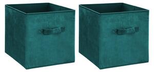 Mix and Modul Set of 2 Velvet Cube Storage Boxes