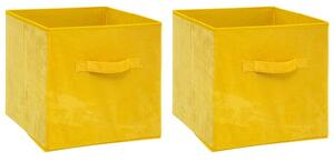 Mix and Modul Set of 2 Velvet Cube Storage Boxes