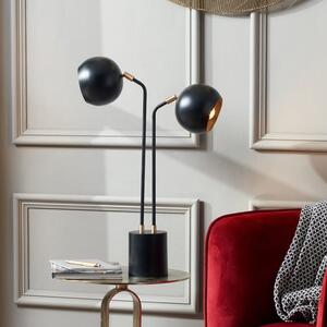 Bailey Black 2 Head Table Lamp