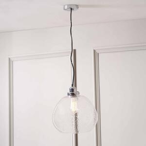 Beja Organic Shape Clear Bubble Glass Pendant Light