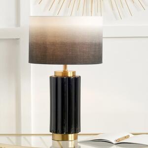 Lushan Scalloped Ceramic Table Lamp