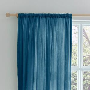 Cotton Muslin Eyelet Curtains