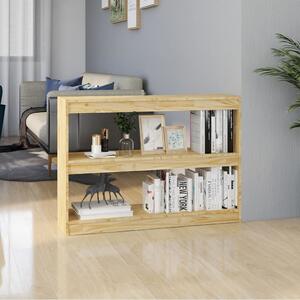 Book Cabinet Room Divider 100x30x71.5 cm Pinewood