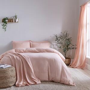 Cotton Muslin Duvet Cover and Pillowcase Set