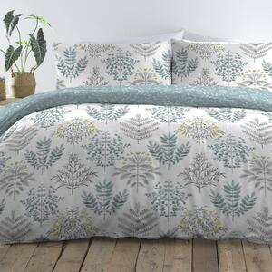 Emily Easy Care Duck Egg Duvet Cover and Pillowcase Set