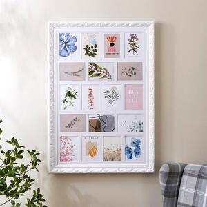 Swept White Multi Photo Frame