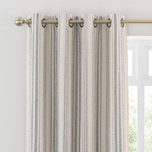 Churchgate Boucle Striped Eyelet Curtains