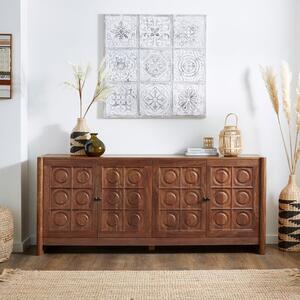 Theodore Extra Wide Sideboard, Mango Wood