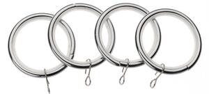 Universal Pack of 4 19mm Curtain Rings