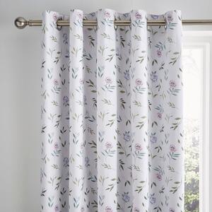 Garden Heron Blackout Eyelet Curtains