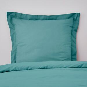 Non Iron Plain Dye Aqua Continental Pillowcase